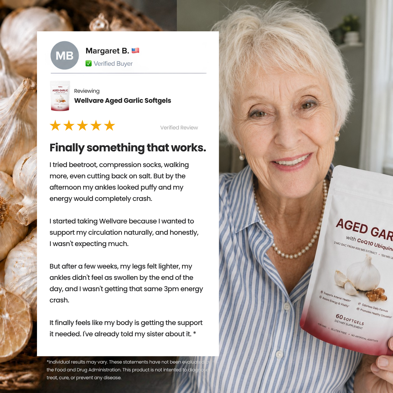 Wellvare Aged Garlic Extract Softgels