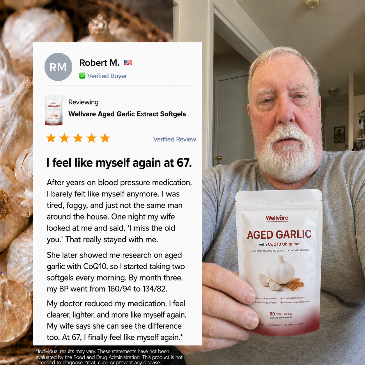 Wellvare Aged Garlic Extract Softgels