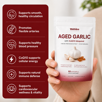 Wellvare Aged Garlic Extract Softgels