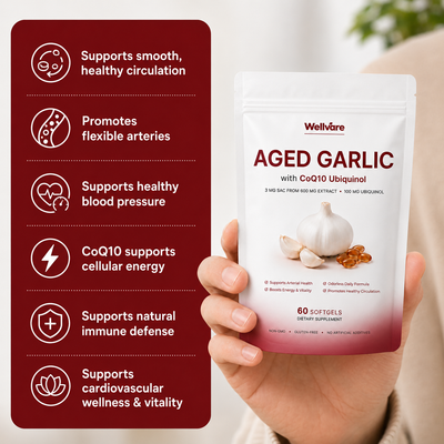 Wellvare Aged Garlic Extract Softgels