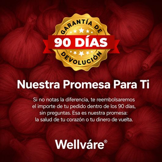 Cápsulas de extracto de ajo envejecido de Wellvare